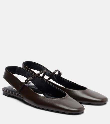 Ballerines Mary Janes plates en cuir - Toteme - Modalova