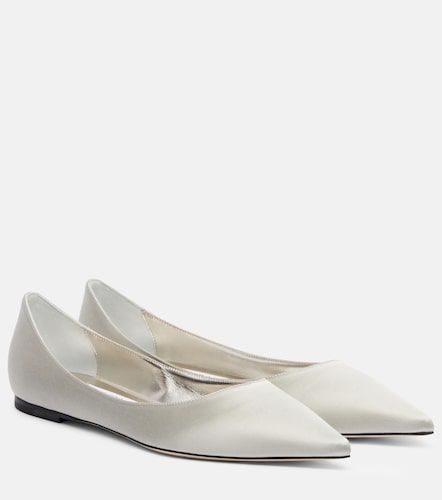 Jimmy Choo Ballerines Love en satin - Jimmy Choo - Modalova