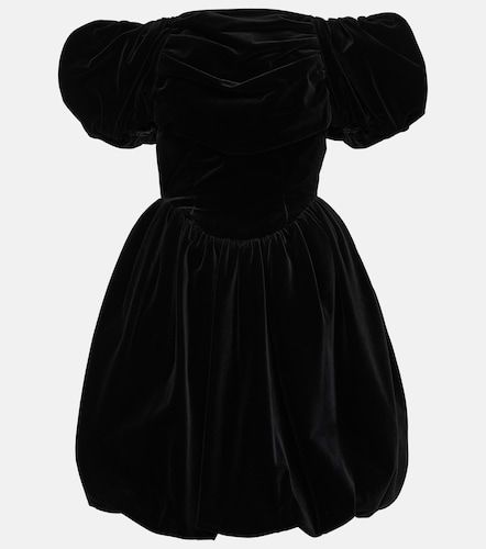 Robe en velours à encolure bardot - Simone Rocha - Modalova