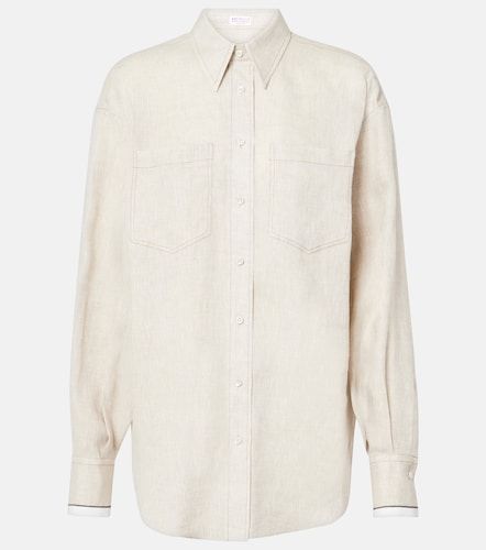Brunello Cucinelli Chemise en lin - Brunello Cucinelli - Modalova