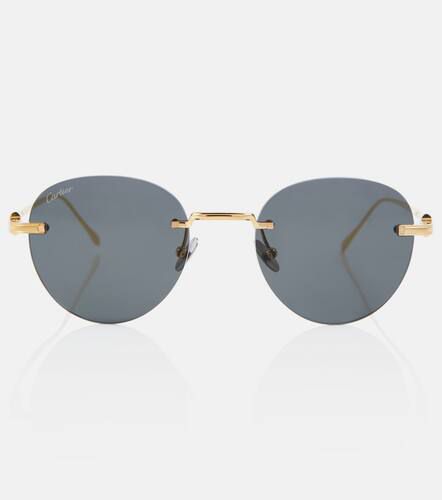 Lunettes de soleil aviateur - Cartier Eyewear Collection - Modalova