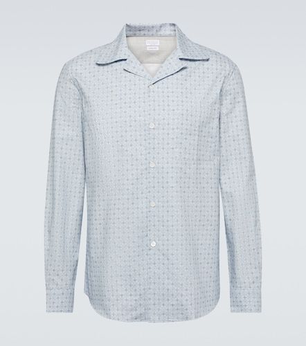 Chemise en coton imprimée - Brunello Cucinelli - Modalova