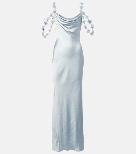 Robe longue de mariée à fleurs - Self-Portrait - Modalova