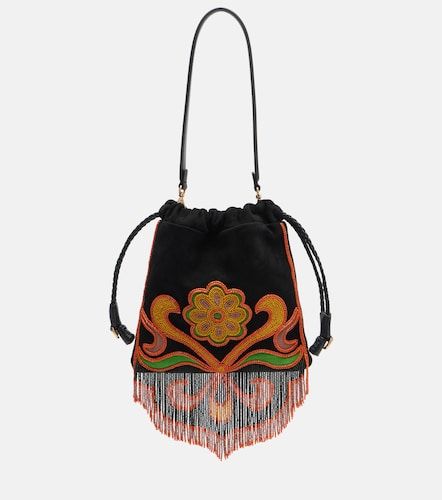 Sac Kalispera Small en daim à perles - Etro - Modalova