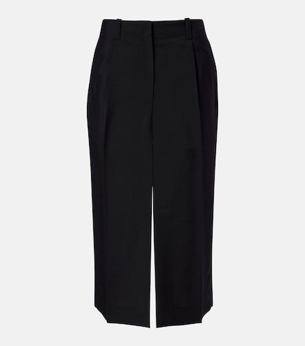 Jupe midi en laine et mohair - Givenchy - Modalova
