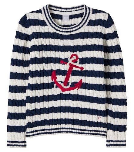 Pull torsadé à rayures en coton - Pepa London - Modalova