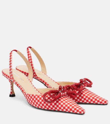 Escarpins slingback Double Bow - Mach & Mach - Modalova
