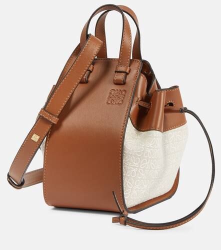 Sac Hammock Mini en cuir et toile - Loewe - Modalova