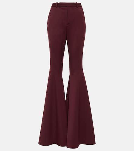 Pantalon flare en laine - Saint Laurent - Modalova