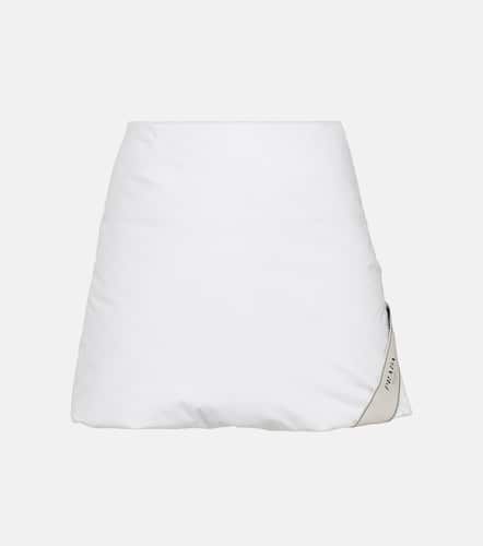 Mini-jupe matelassée en coton - Prada - Modalova