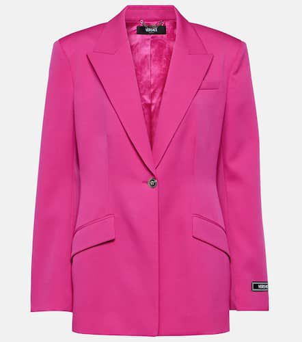 Versace Blazer en laine vierge - Versace - Modalova