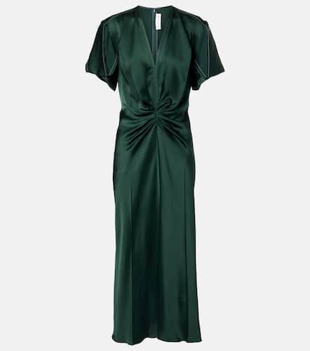 Robe midi en crêpe de satin - Victoria Beckham - Modalova