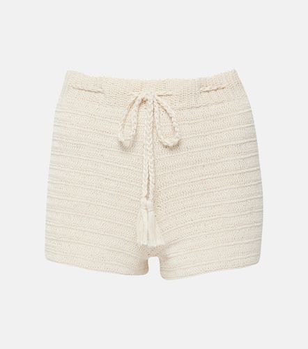 Short rayé en crochet de coton - Anna Kosturova - Modalova