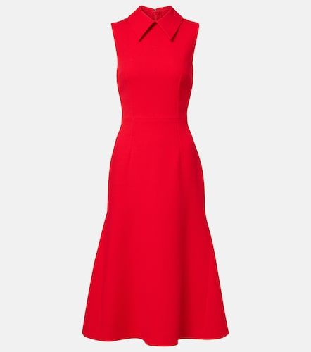 Robe midi Leontine en crêpe de laine - Emilia Wickstead - Modalova