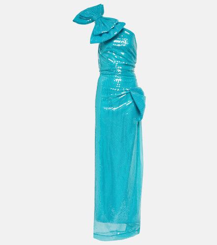 Robe longue asymétrique à sequins - Nina Ricci - Modalova
