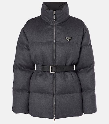 Prada Veste doudoune en laine - Prada - Modalova