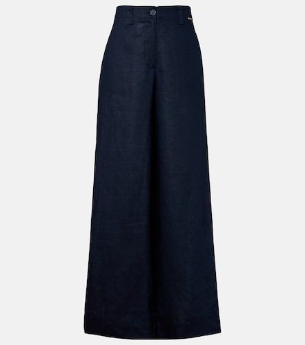 Pantalon ample Serena en lin - Melissa Odabash - Modalova