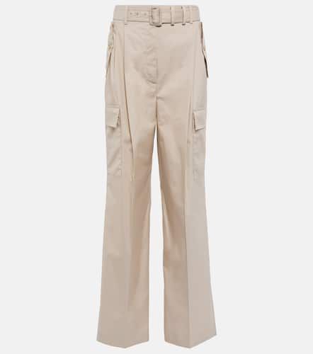 Pantalon cargo ample en coton mélangé - Prada - Modalova