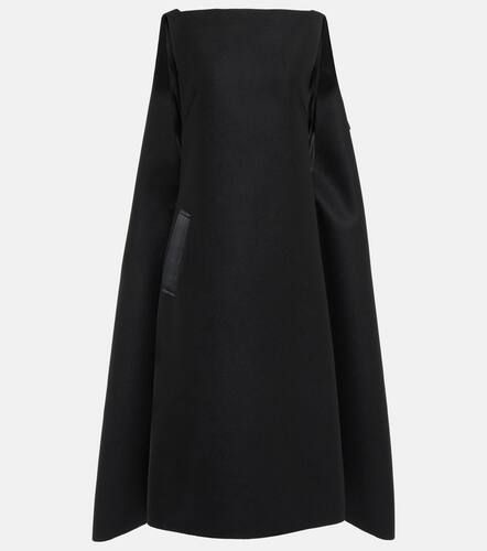 Maison Margiela Robe cape en laine - Maison Margiela - Modalova