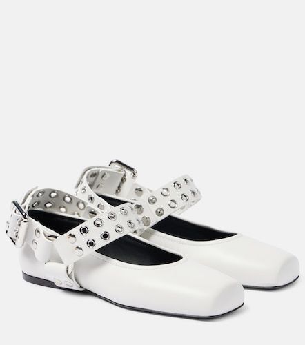 Alaïa Ballerines en cuir à ornements - Alaia - Modalova