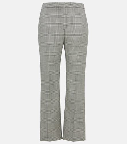 Pantalon slim en laine à carreaux - Alexander McQueen - Modalova