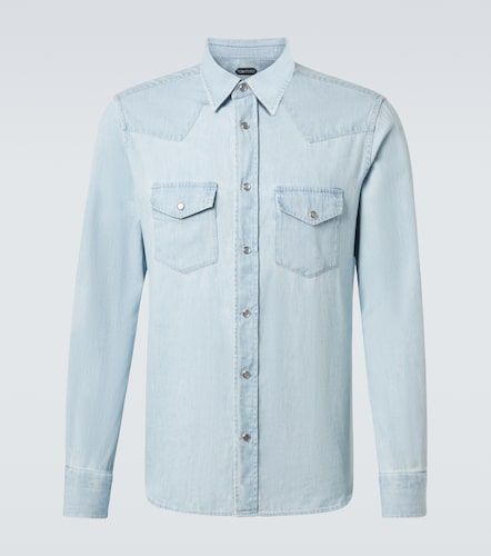Chemise en chambray de coton - Tom Ford - Modalova