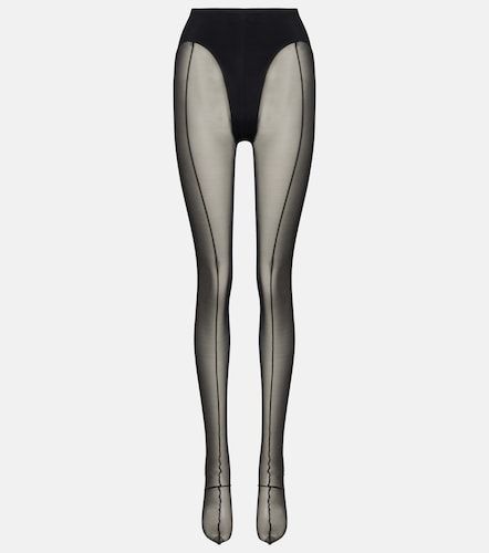 Mugler Collants re/edit en tulle - Mugler - Modalova