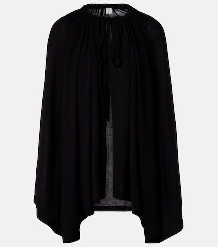 Toteme Cape en laine et soie - Toteme - Modalova