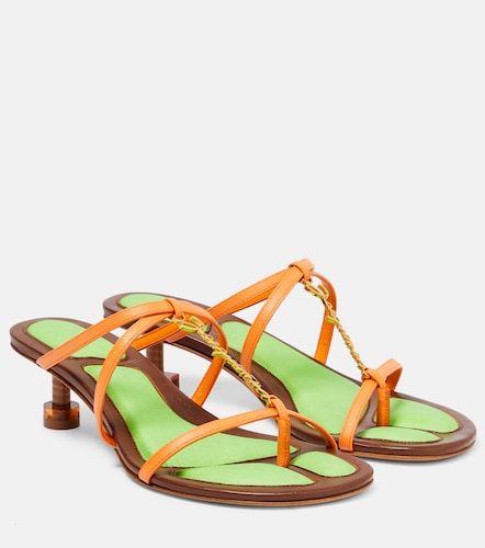Mules Basses Pralu en cuir - Jacquemus - Modalova