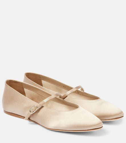 Ballerines Gio en satin - Saint Laurent - Modalova