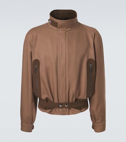 Veste bomber Archivio en soie - Giorgio Armani - Modalova