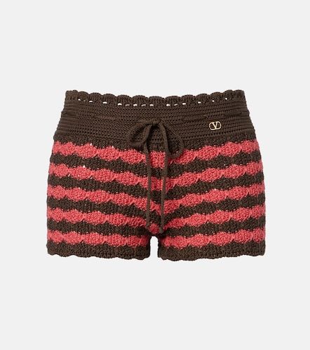 Valentino Short en coton à rayures - Valentino - Modalova