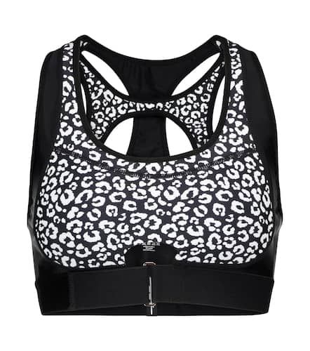 Brassière de sport Contour à motif léopard - Adam Selman Sport - Modalova