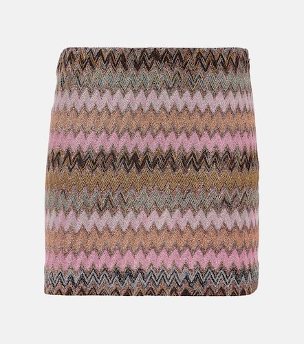 Missoni Mini-jupe Zigzag en lamé - Missoni - Modalova