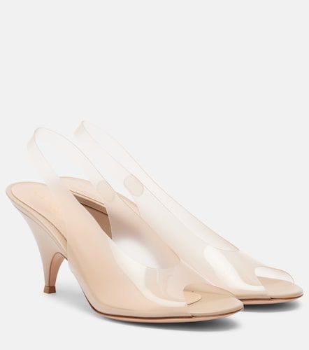 Sandales slingback à finitions en cuir - Gianvito Rossi - Modalova