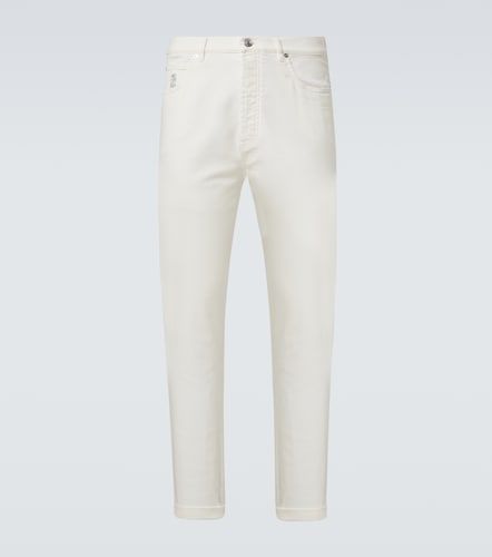 Jean slim à taille haute - Brunello Cucinelli - Modalova