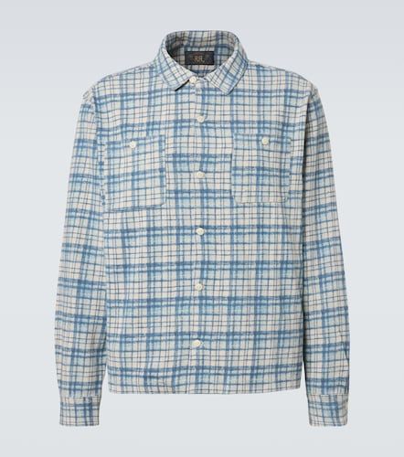 Chemise en coton et lin à carreaux - RRL - Modalova