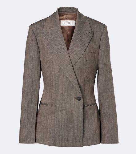 Róhe Blazer en laine mélangée - Rohe - Modalova