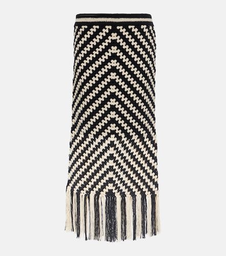 Jupe midi Halliday en crochet de coton - Zimmermann - Modalova