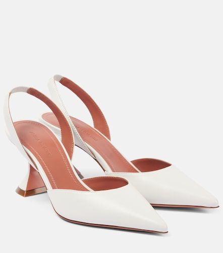 Escarpins slingback Holli 70 en cuir - Amina Muaddi - Modalova