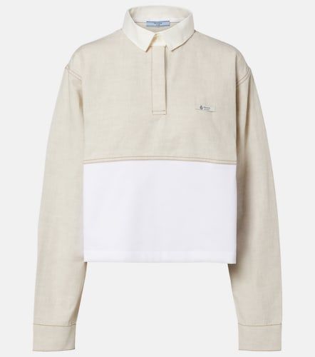 Prada Polo en coton et lin - Prada - Modalova