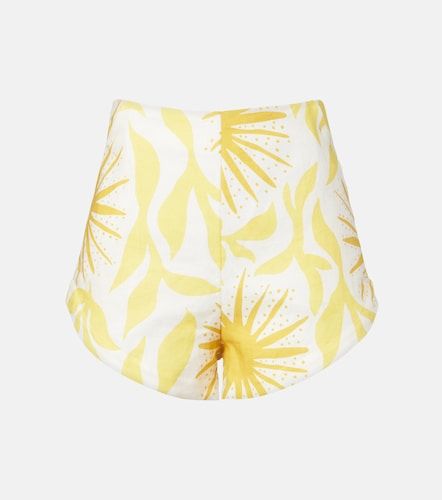 Short Bahamas imprimé en lin - Cala de la Cruz - Modalova