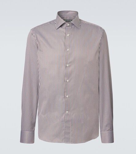 Canali Chemise en coton à rayures - Canali - Modalova