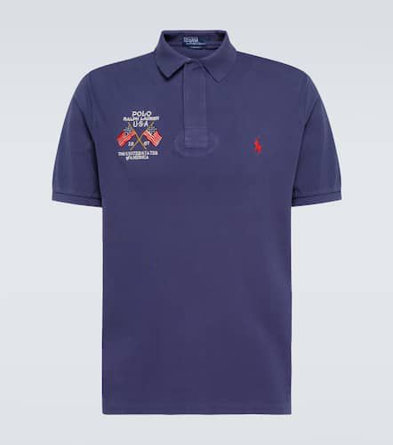 Polo brodé en piqué de coton - Polo Ralph Lauren - Modalova