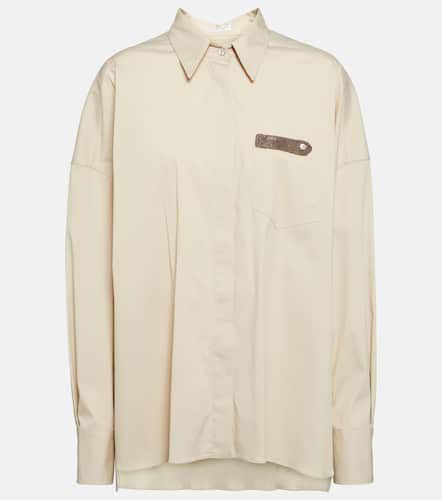 Chemise en coton mélangé - Brunello Cucinelli - Modalova