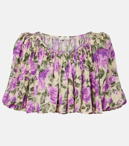 Chloé Top imprimé en soie - Chloe - Modalova