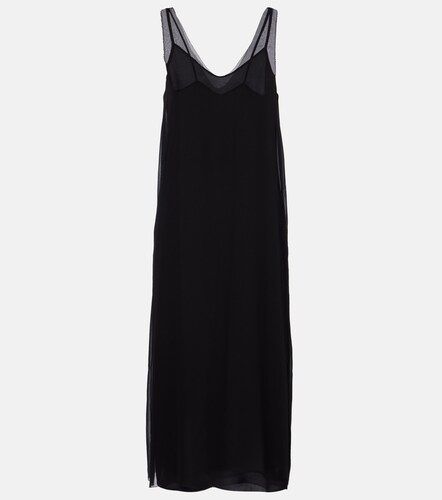 Toteme Robe midi en soie - Toteme - Modalova