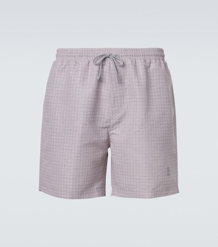 Short de bain imprimé - Brunello Cucinelli - Modalova