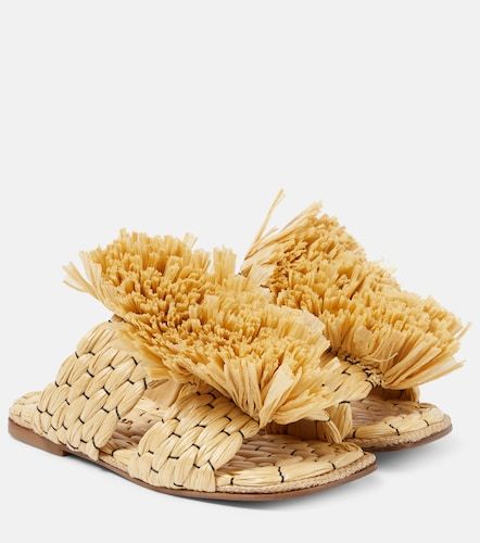 Mules espadrilles en raphia - Dries Van Noten - Modalova