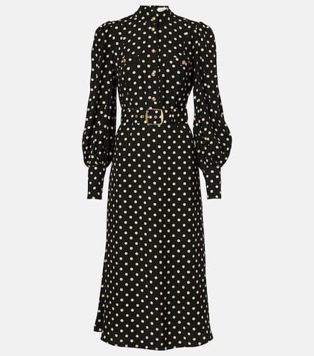 Robe midi Utility à pois - Zimmermann - Modalova